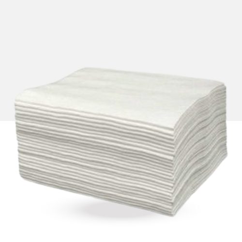 TOALLA DESECHABLE 40 X 80 BLANCO, 100 UNIDADES.