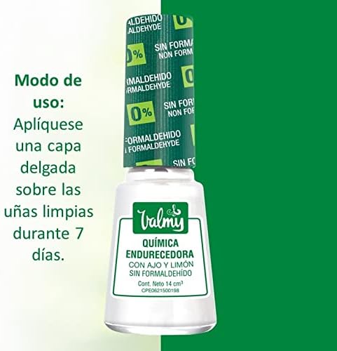 Valmy Química Endurecedora de Uñas con Ajo y Limón - Imagen 4