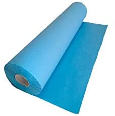 Rollo de papel para camilla azul