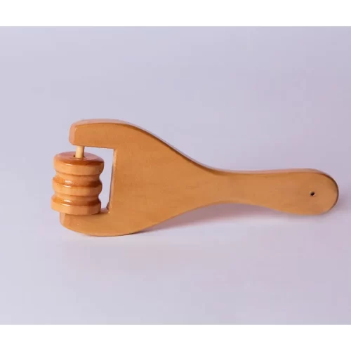 Maderoterapia Mini rodillo estriado de uso facial
