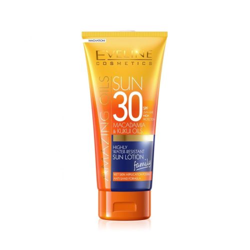 EVELINE LOCIÓN SOLAR RESISTENTE AGUA SPF30 AMAZING OIL 200ML