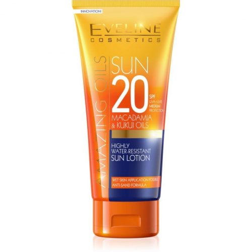 EVELINE LOCIÓN SOLAR RESISTENTE AGUA SPF20 AMAZING OIL 200ML
