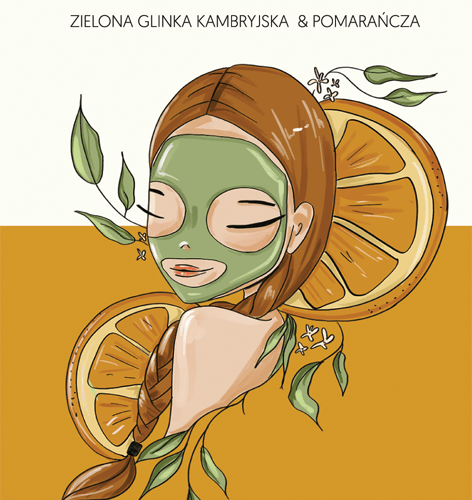 Mascarilla facial,MASCARILLA DE ARCILLA CON NARANJA