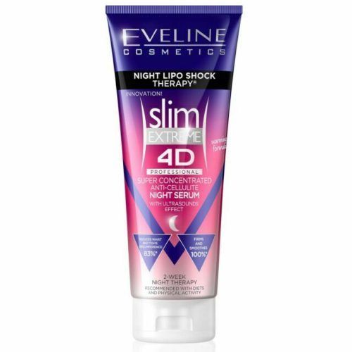 Eveline SLIM 4D EXTREME Super Concentrated Night Anti Cellulite Body Serum 250ML