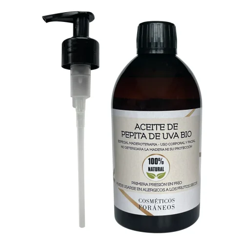 Aceite de pepitas de uva de 500 ml 100% BIO