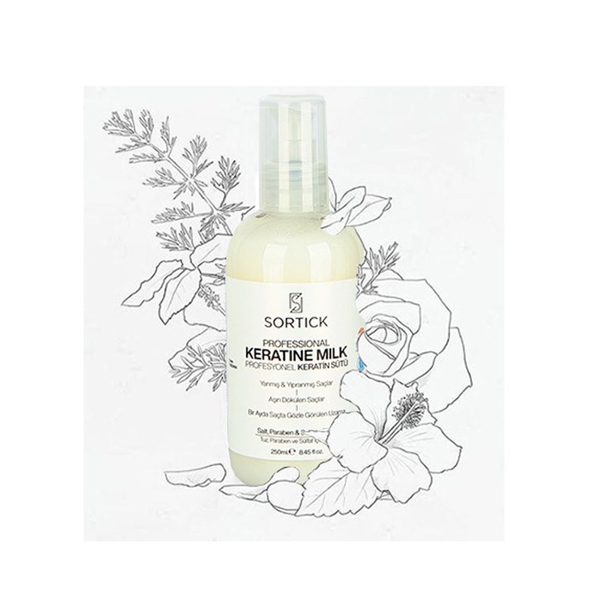 Sortick Leche Queratina Profesional 250ml. - Imagen 3