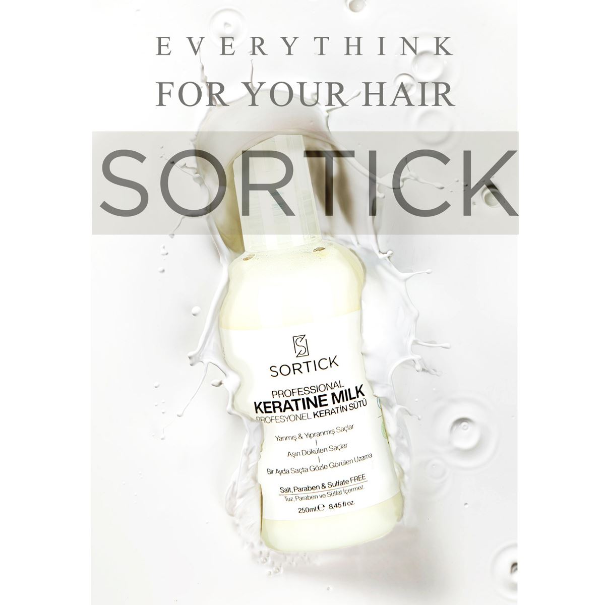 Sortick Leche Queratina Profesional 250ml. - Imagen 2