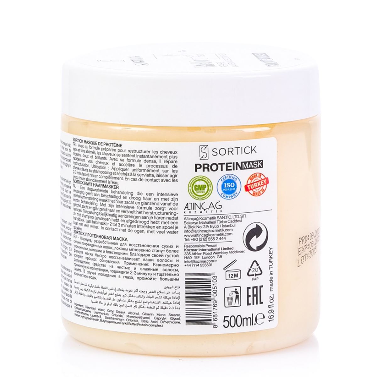 Mascarilla Proteica Sortick 500ml - Imagen 3