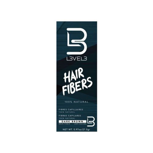 L3VEL3 FIBRAS CABELLO MARRÓN OSCURO