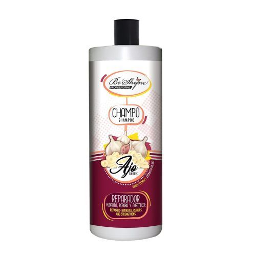 Be´Shyne® Champú Ajo, para cabello dañado, seco y quebradizo