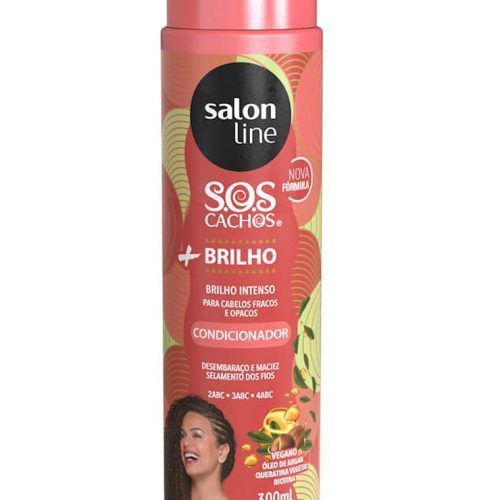SALON LINE S.O.S ACONDICIONADOR +BRILLO PARA CABELLO RIZADO 300ml.