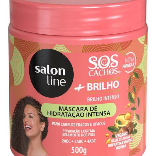 Salon Line Máscara De Hidratação SOS Cachos + Brilho 500g
