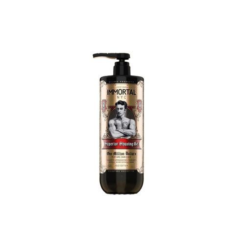 Gel de Afeitado Transparente One Million Dollars 1000 ml Immortal NYC