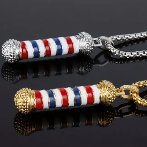 Colgante Collar Accesorios Pequeños de Barbería