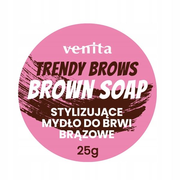 Cera para cejas 3 en 1 Venita Trendy Brows Black para peinar, tonificar y cuidar negro 25 g - Imagen 5