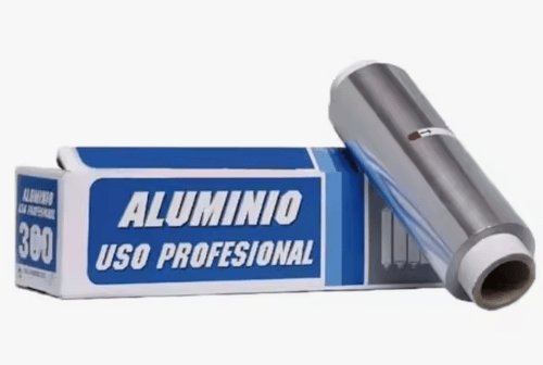 Papel de Aluminio Profesional 30 x 300 M Catering Cocina, Peluquería (1 UND)