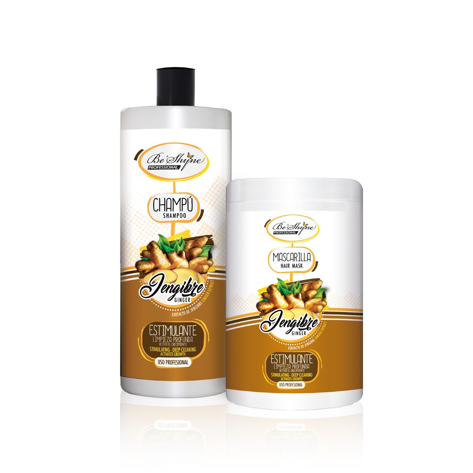 Be´Shyne® Champú Jengibre 1L. - - Imagen 2