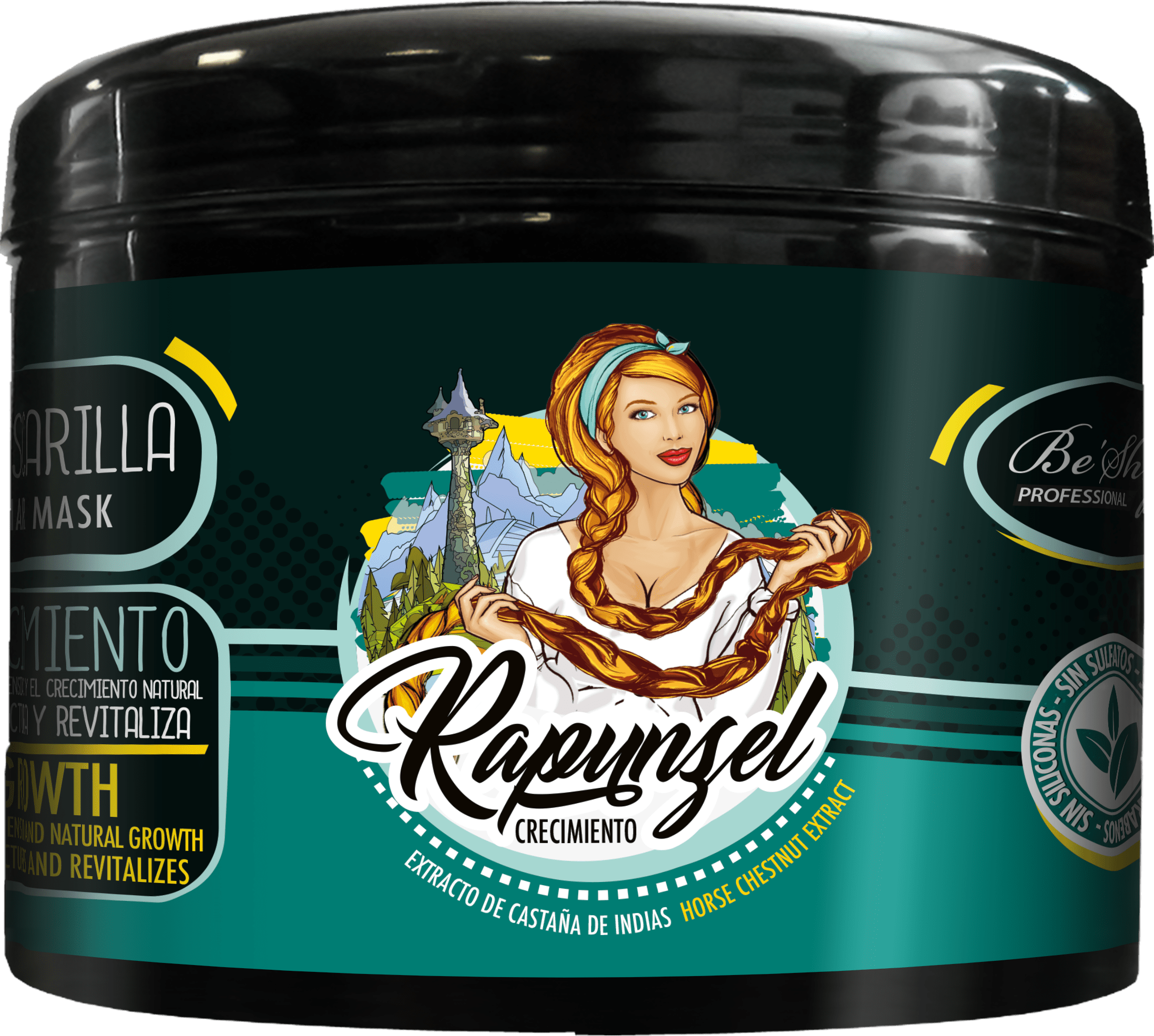 Be´Shyne® Mascarilla Rapunzel 1L. - Imagen 3