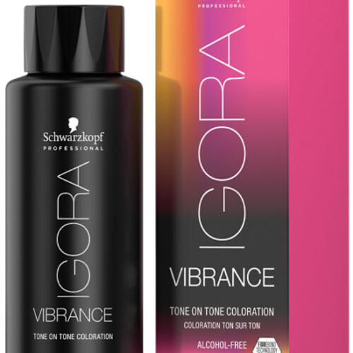 Schwarzkopf Igora Vibrance 7-0 Rubio Medio Natural 60 ml Baño de Color (Sin Alcohol)