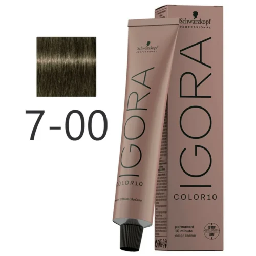 Schwarzkopf Igora Color 10' Tinte 7-00 - Rubio Medio Natural Intenso 60 ml