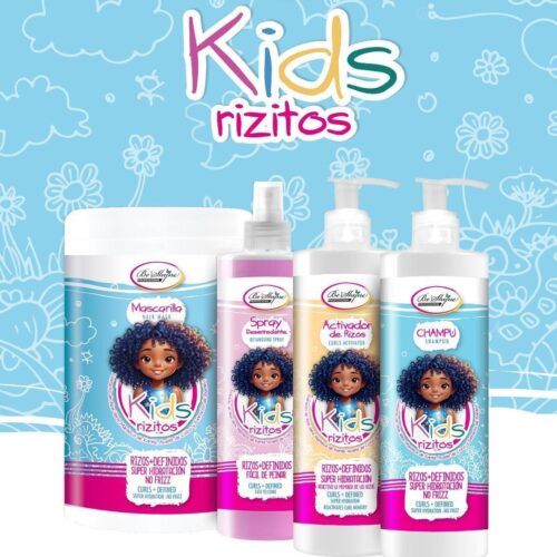 Be´Shyne®, Kit Rizos + Definidos, Mascarilla 1 kg, Champú, Activador de rizos y Spray desenredante.