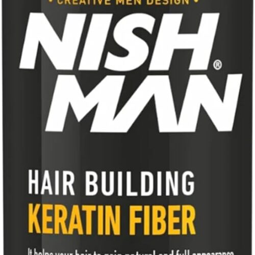NISHMAN Hair Building Keratin Fiber - Marrón Medio 21g