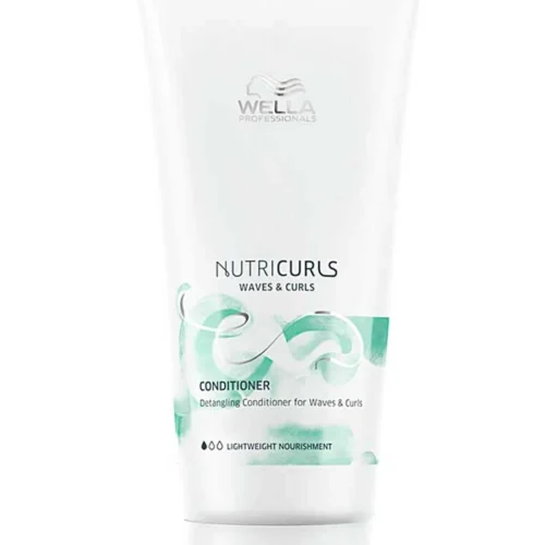Wella Nutricurls Waves & Curls Conditioner | Acondicionador Definidor de Pelo Ondulado y Rizado 200m