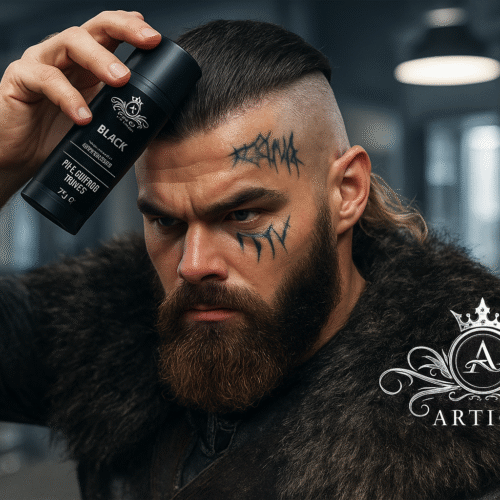 Ártico Men®, Fibra capilar color negro 27 gr