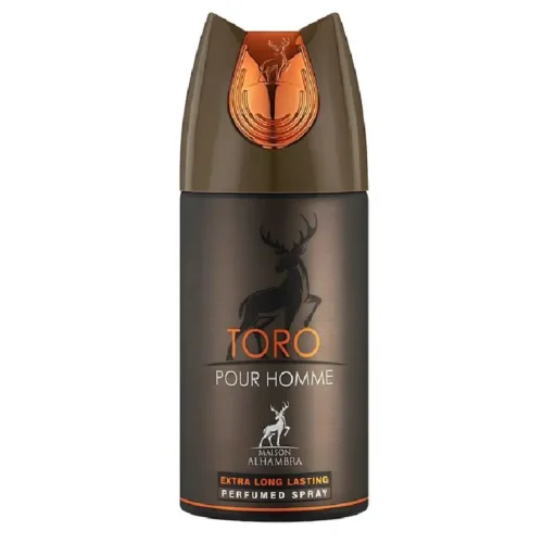 Alhambra Toro Pour Homme Desodorante en spray perfumado para hombre, 250 ml