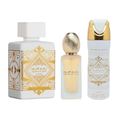 Pack Bade'e Al Oud Honor & Glory de Lattafa