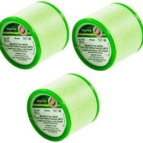 3 bobinas orgánicas para depilación facial, hilos extra suaves y fuertes