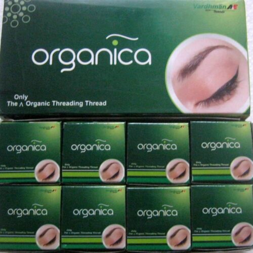 8 bobinas orgánicas para depilación facial, hilos extra suaves y fuertes