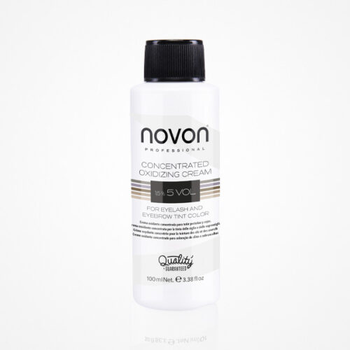 Crema Oxidante Concentrada 5 Vol (1.5%) para Pestañas y Cejas – Novon Professional 100 ml