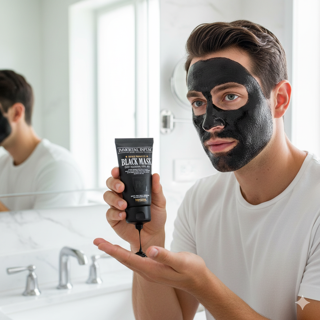 IMMORTAL Infuse Black Mask 150ml - Imagen 2