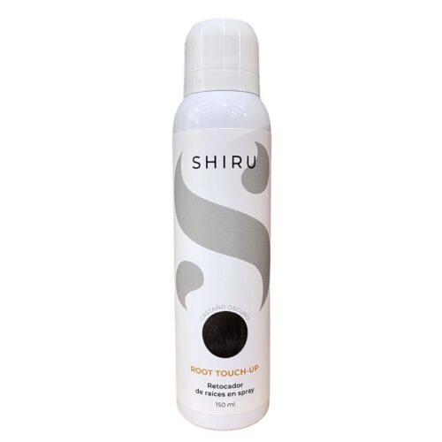Retocador de raíces Shiru en spray color Castaño Oscuro 150ml