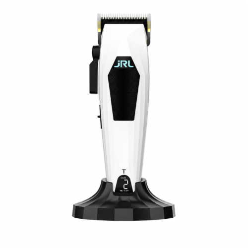 MÁQUINA CLIPPER 3000C TAPER BLANCA JRL, Inalámbrica para Barberos, máquina de cortar cabello, hair clipper, clipper profesional,cortadora